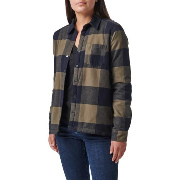 Куртка жіноча 5.11 Tactical Louise Shirt Jacket Ranger Green Plaid S - изображение 1