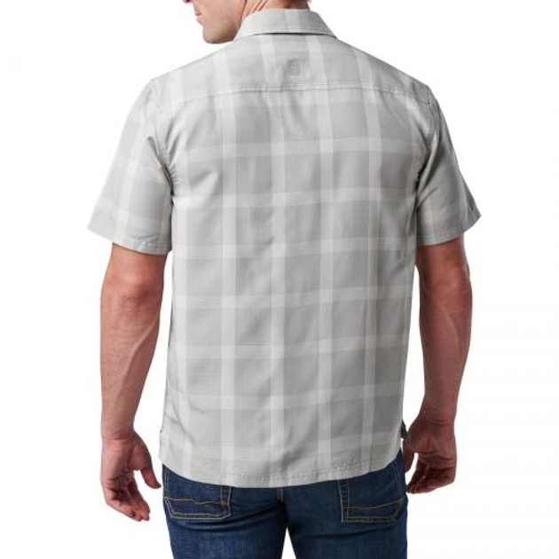 Сорочка тактична 5.11 Tactical Nate Short Sleeve Shirt Titan Grey Plaid L - зображення 2