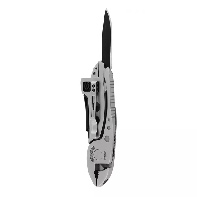 Мультитул Багатофункціональний Multitool 4в1 в чохлі silver - зображення 5
