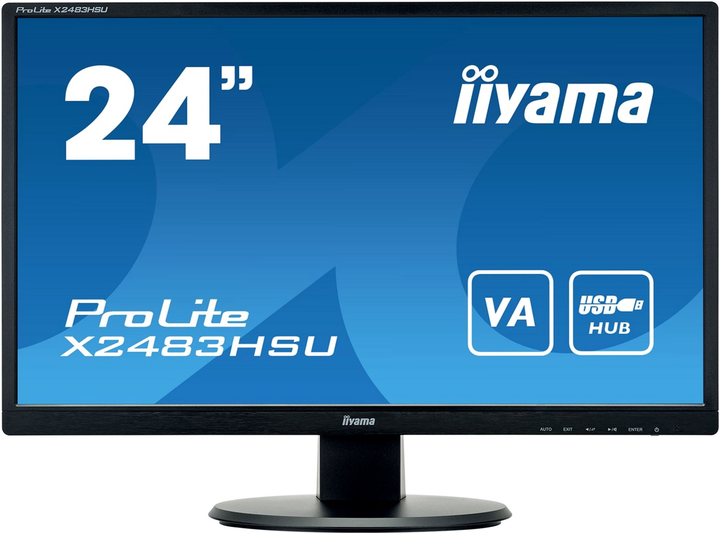 Monitor 23.8" iiyama ProLite X2483HSU-B5 - obraz 1