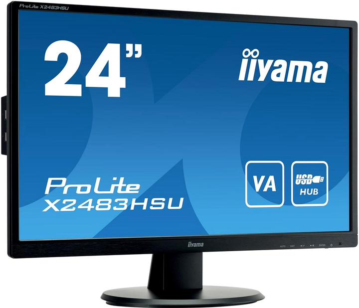 Monitor 23.8" iiyama ProLite X2483HSU-B5 - obraz 2