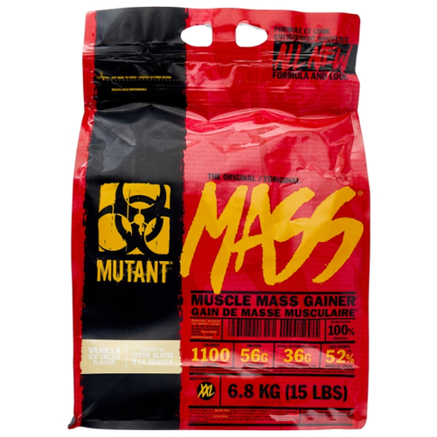 Гейнер Mutant Mass 6800 g (Vanilla Ice Cream) - Фото 1 Гейнер Mutant Mass 6800 g (Vanilla Ice Cream) - изображение 1