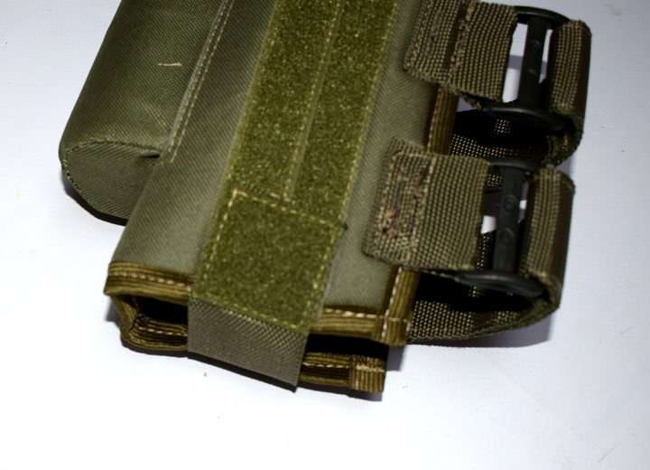Щока на приклад зброї регульована BB1, накладка підщічник на приклад АК, гвинтівки, рушниці з панелями під патронташ Олива - зображення 2