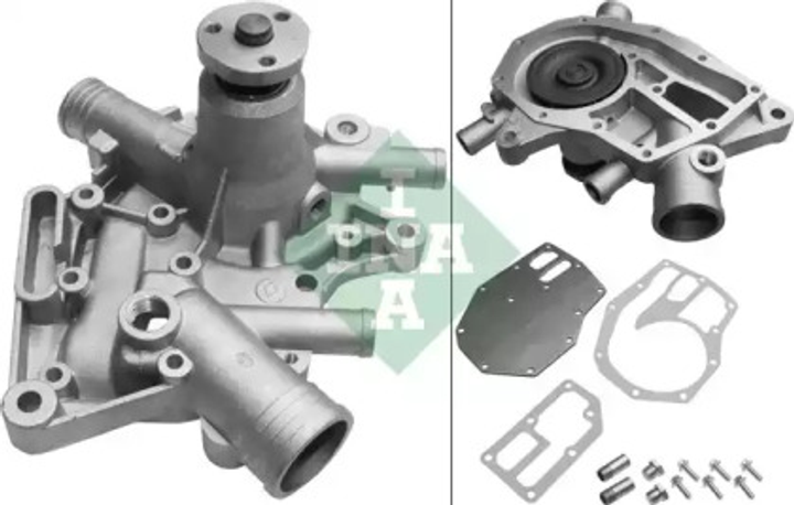 Насос охолоджувальної рідини, охолодження двигуна INA 538 0400 10 - зображення 2