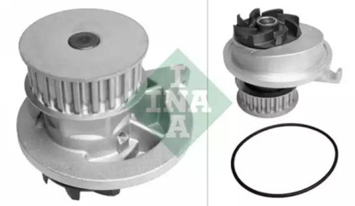 Насос охлаждающей жидкости, охлаждение двигателя INA 538 0297 10 - изображение 2