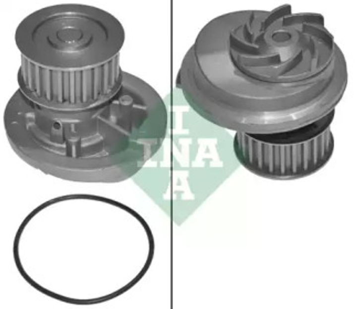 Насос охлаждающей жидкости, охлаждение двигателя INA 538 0300 10 - изображение 2