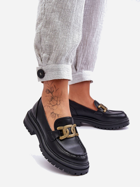Loafersy Inna Marka Ameg 39 Czarne (5905677652123) - obraz 3