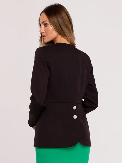 Marynarka damska Made Of Emotion M665 S Czarna (5903887663151) - obraz 2