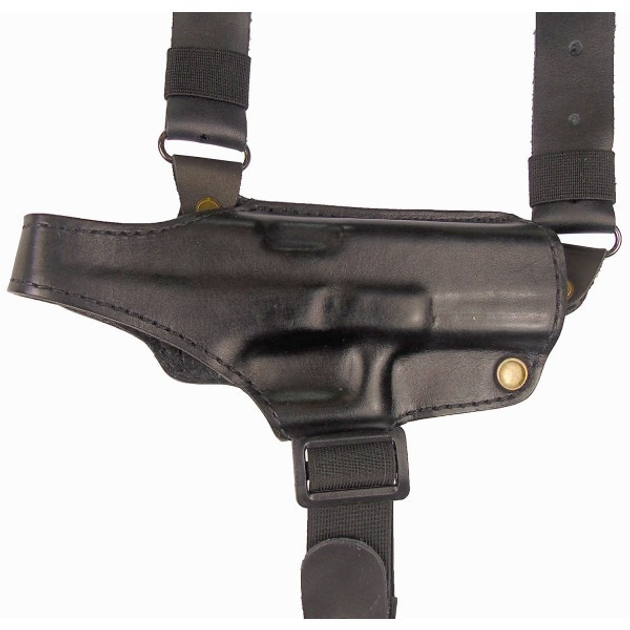 Кобура Медан для Glock 17 оперативная кожаная формованная з комбинированным креплением ( 1001 Glock 17 горизонтальна) - изображение 2