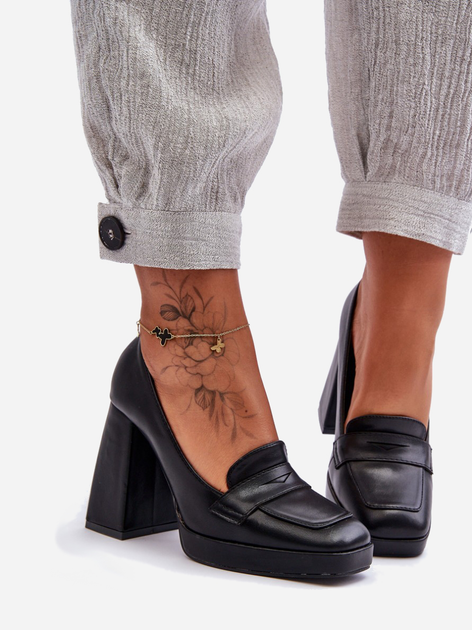 Loafersy Inna Marka Alisa 41 Czarne (5905677655667) - obraz 5