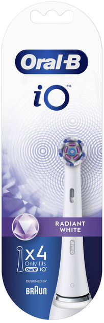 Końcówki do szczoteczki ORAL-B BRAUN iO Radiant Białe, 4 szt. (4210201420354) - obraz 9