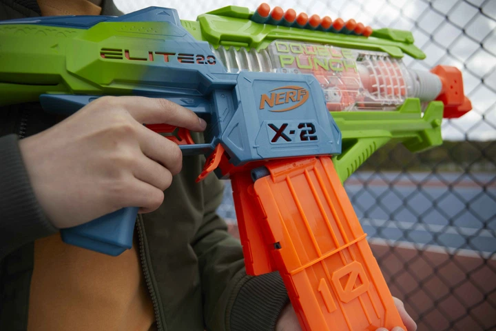 Blaster Hasbro Nerf Elite Double Impact (5010996137319) - obraz 12