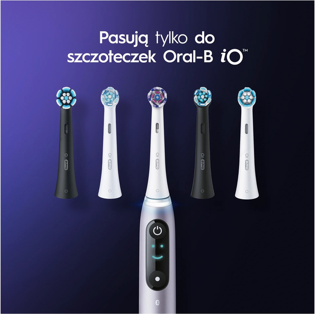 Końcówki do szczoteczki ORAL-B BRAUN iO Radiant Białe, 4 szt. (4210201420354) - obraz 5