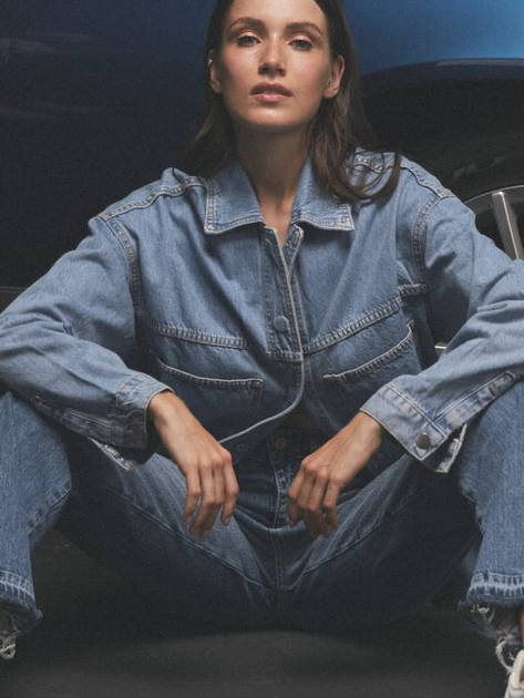 Переделка джинсовой рубашки женской - 73 photo