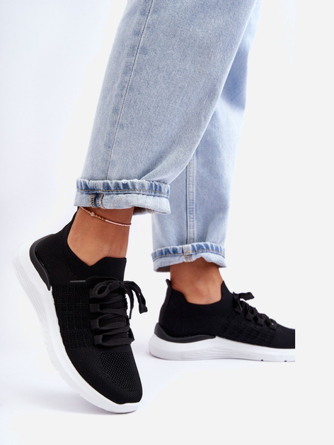 Sneakersy damskie Nikilla 37 Czarne (5905677458190) - obraz 6