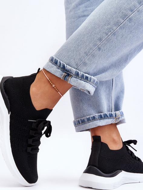 Sneakersy damskie Nikilla 41 Czarne (5905677458237) - obraz 7