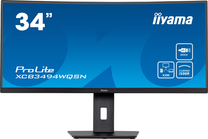 Monitor 34" iiyama ProLite XCB3494WQSN-B5 - obraz 1