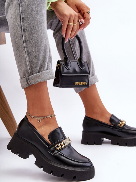 Loafersy Inna Marka Catch Me! 39 Czarne (5905677643701/5905677646412) - obraz 3
