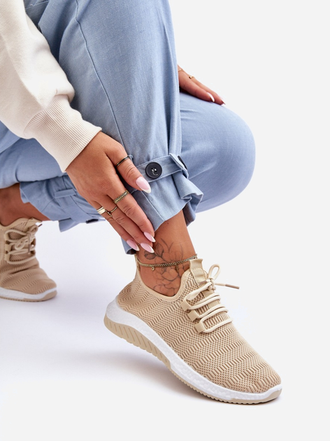 Buty sportowe damskie Gusto 39 Beżowe (5905677638806) - obraz 3