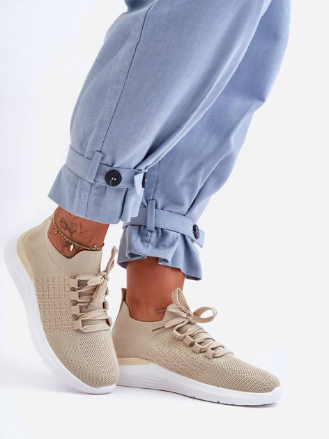 Sneakersy damskie Nikilla 41 Beżowe (5905677458299) - obraz 7