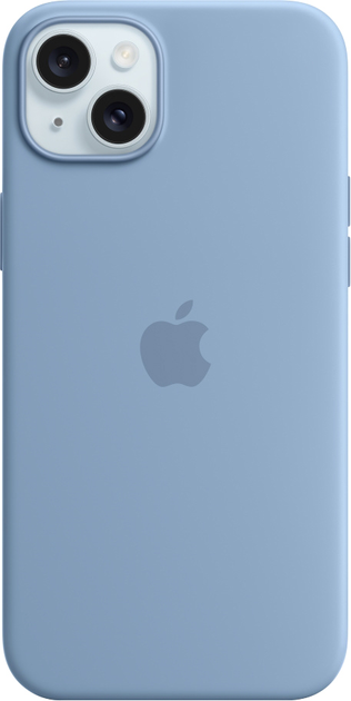 Панель Apple MagSafe Silicone Case для Apple iPhone 15 Plus Winter Blue (MT193) - зображення 1