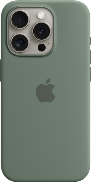 Etui Apple MagSafe Silicone Case do Apple iPhone 15 Pro Cypress (MT1J3) - obraz 1