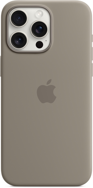 Etui Apple MagSafe Silicone Case do Apple iPhone 15 Pro Max Clay (MT1Q3) - obraz 3