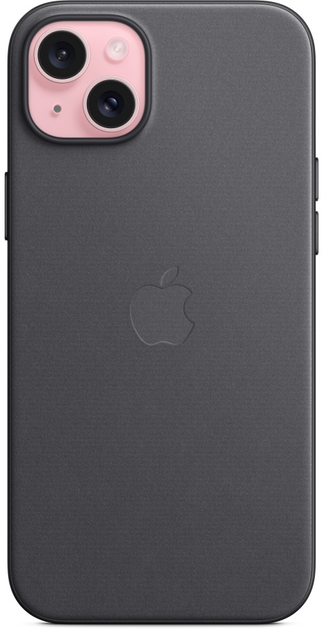 Панель Apple MagSafe FineWoven Case для Apple iPhone 15 Plus Black (MT423) - зображення 2