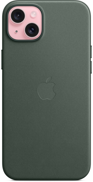 Панель Apple MagSafe FineWoven Case для Apple iPhone 15 Plus Evergreen (MT4F3) - зображення 2