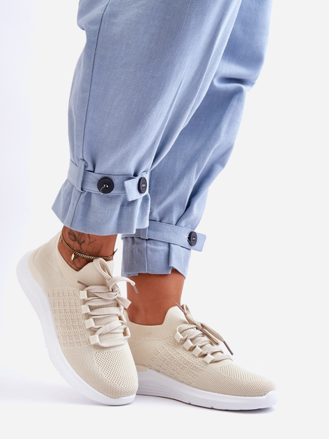 Sneakersy damskie Nikilla 41 Jasnobeżowe (5905677458176) - obraz 6
