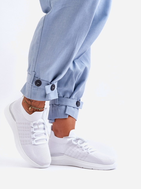 Sneakersy damskie Nikilla 37 Białe (5905677458077) - obraz 6