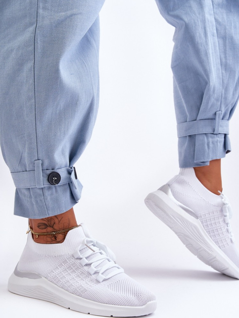 Sneakersy damskie Nikilla 38 Białe (5905677458084) - obraz 3