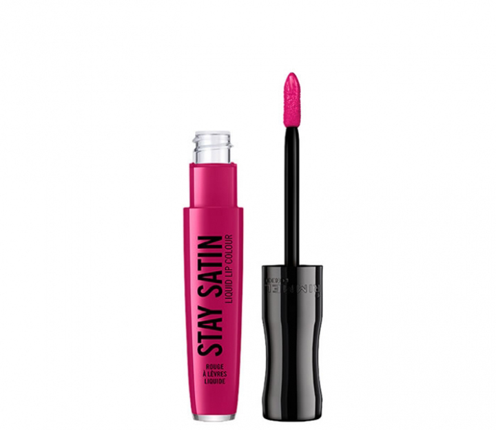 Блиск для губ Rimmel London Stay Satin Brillo Liquid Lip Colour 140 Scheweet 5.5 мл (3614228266888) - зображення 1