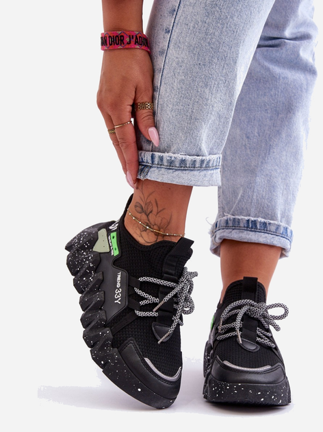 Sneakersy damskie Evolution 41 Czarne (5905677436686) - obraz 5