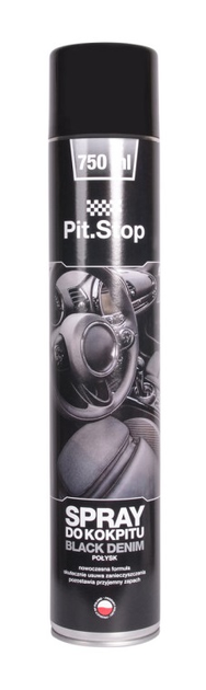 Spray do czyszczenia kokpitu Bottari Pit stop Denim czarny 750 ml (5902802416780) - obraz 1