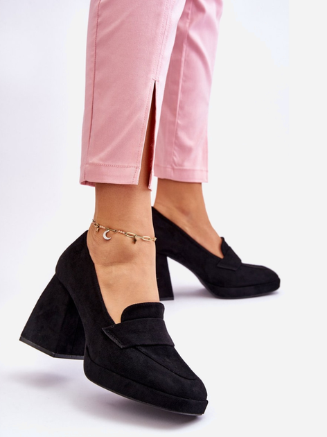 Loafersy Vinceza Adriel 39 Czarne (3071817452907) - obraz 3