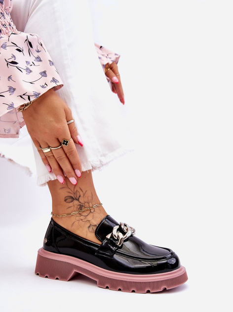 Loafersy GOE LL2N4039 37 Czarno-Fioletowe (5903163986790) - obraz 6