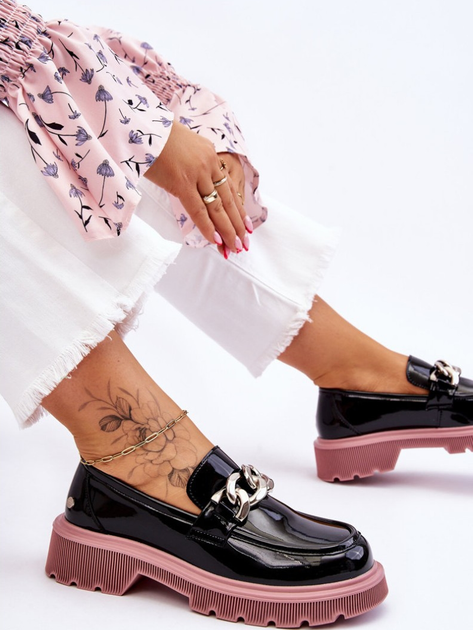 Loafersy GOE LL2N4039 37 Czarno-Fioletowe (5903163986790) - obraz 7
