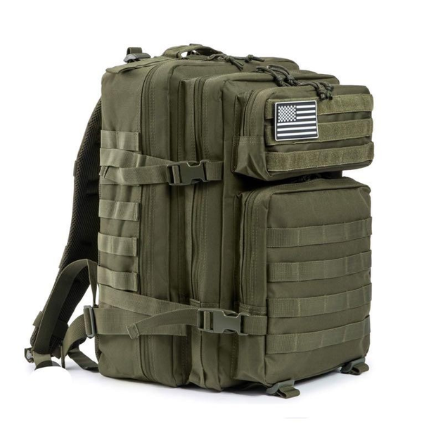 Тактичний військовий рюкзак 55 л ЗСУ SHTURM Хакі - зображення 1