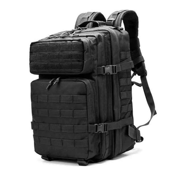 Тактический военный рюкзак 55 л ВСУ SHTURM Черный - изображение 1