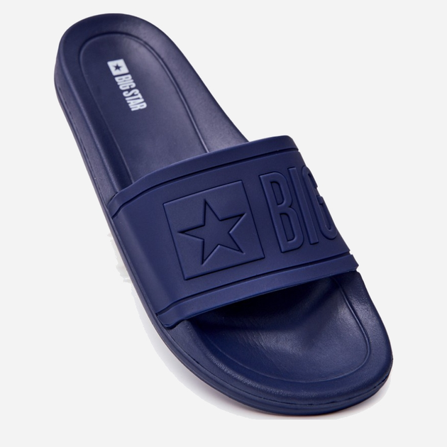 Чоловічі шльопанці для пляжу Big Star DD174688 41 Темно-сині (5900714075903) - зображення 4