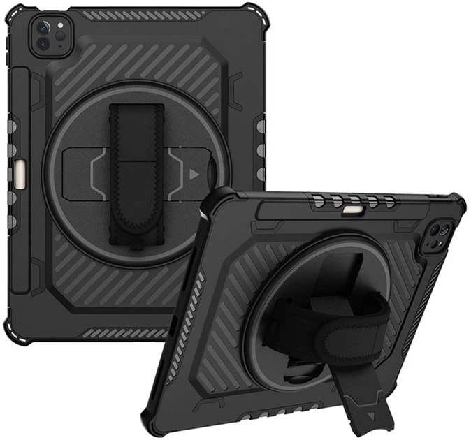 Чехол для планшета Apple iPad Pro 11 2020/2021/2022 BeCover Mecha с креплением для стилуса Apple Pencil Black (BC_709934) - изображение 5