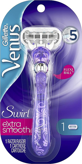 Maszynka do golenia Gillette Venus Swirl Extra Smooth Refill 1 szt (7702018401055) - obraz 1