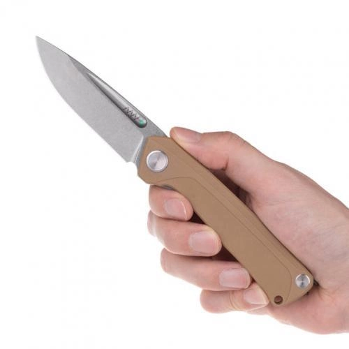 Нож складной ANV Knives Z200 Liner lock, G10, Plain Edge ANVZ200-008 Койот (2000980604593) - изображение 2