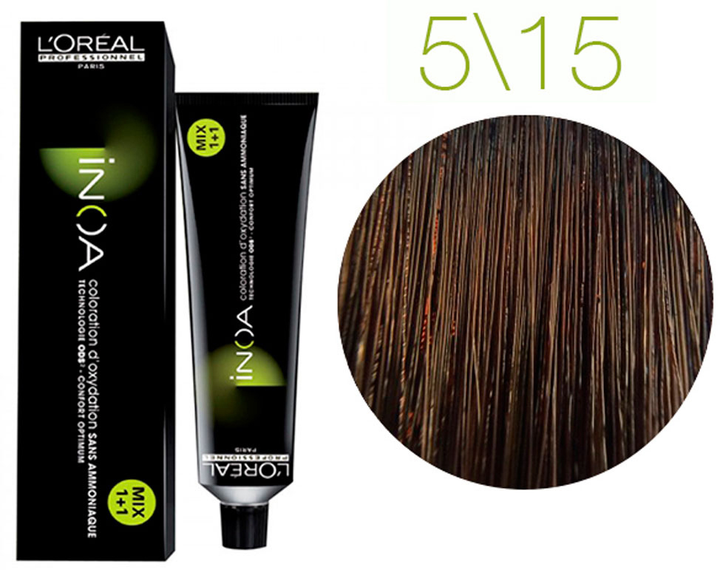 Farba do włosów L’Oreal Professionnel Paris Inoa Color 5.15 60 g (3474636432721) - obraz 2