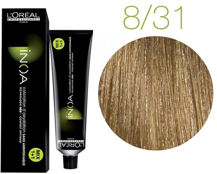 Фарба для волосся L’Oreal Professionnel Paris Inoa Color 8.31 60 г (3474630416635) - зображення 2