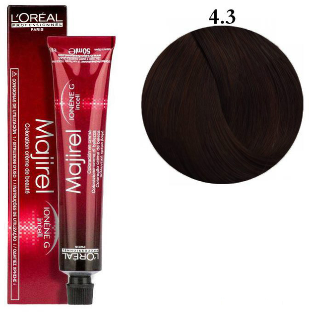 Farba do włosów L’Oreal Professionnel Paris Majirel 4.3 50 ml (3474634002315) - obraz 2