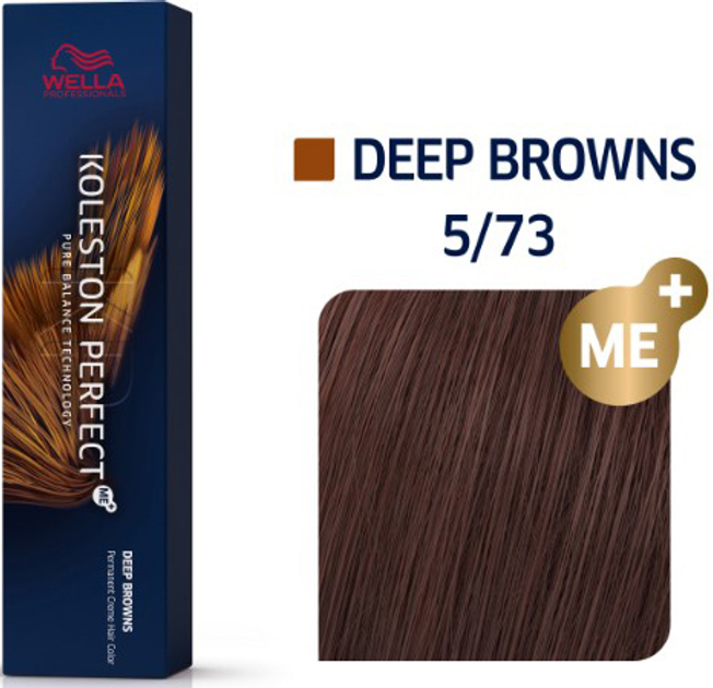 Фарба для волосся Wella Professionals Koleston Perfect Me+ Deep Browns 5/73 60 мл (8005610658520) - зображення 2