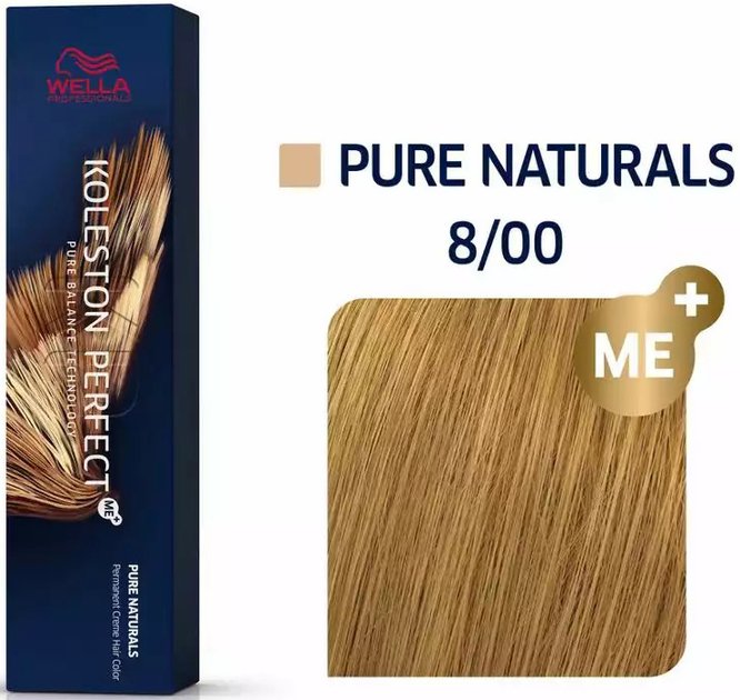 Farba do włosów Wella Professionals Koleston Perfect Me+ Pure Naturals 8/00 60 ml (8005610664194) - obraz 2