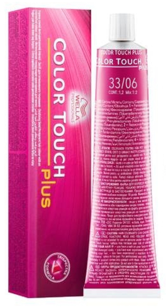 Farba do włosów Wella Professionals Color Touch Plus 33/06 60 ml (4015600028053) - obraz 1